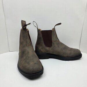 Women's Classic Blundstones Chelsea Boots Rustic Brown AUS 5 US 8 Leather
